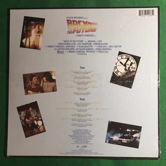 Back To The Future Soundtrack LP ~ Exclusive Colored Vinyl ~ New/Sealed! - Picture 2 of 2